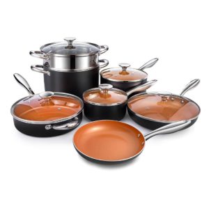 Micelangelo copper cookware set