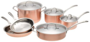 Calphalon T10 Tri-Ply Copper 10 Piece Set