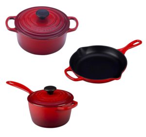 Le Creuset 5 Piece Enameled Cast-Iron Condo Cookware Set