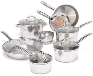t-fal stainless cookware