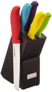 Cuisinart C59CE-C6P Elements Ceramic 6-Piece Cutlery Knife Block Set