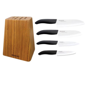 Kyocera Bamboo Knife Block Set