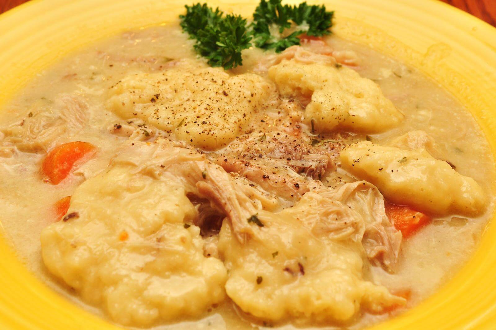 Chicken and Dumplings Crock Pot Recipe [Easy Family Dinners]
