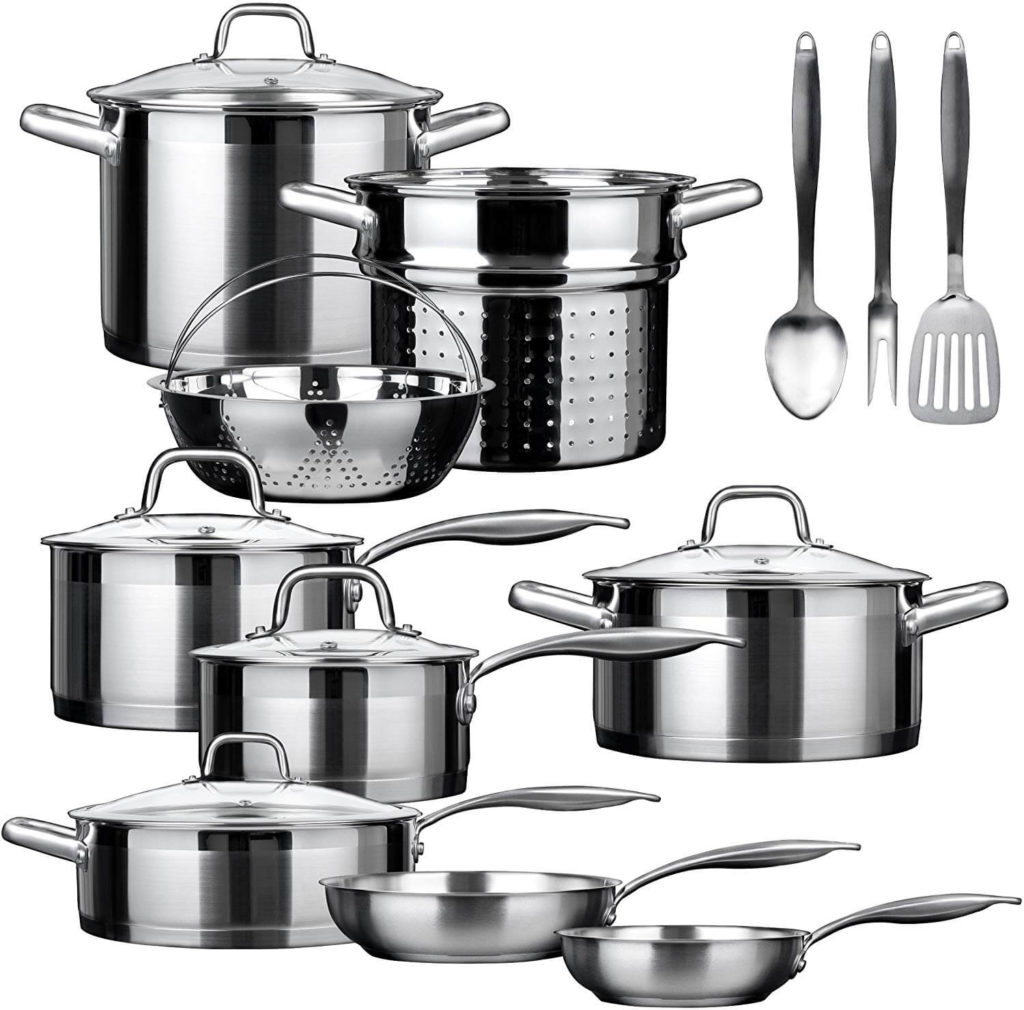  Duxtop SSIB17 Professional 17 best Stainless Steel Cookware Set