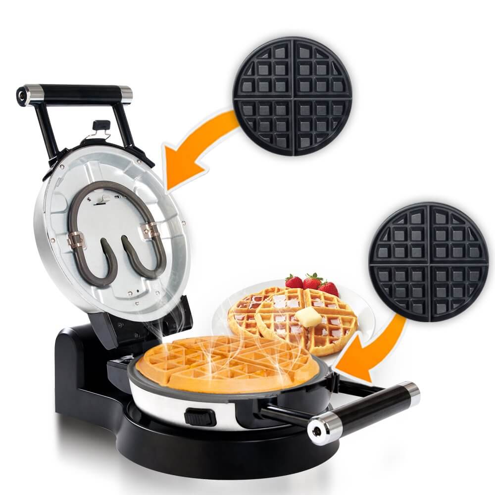 Secura Upgrade Automatic 360 Rotating Belgian Waffle