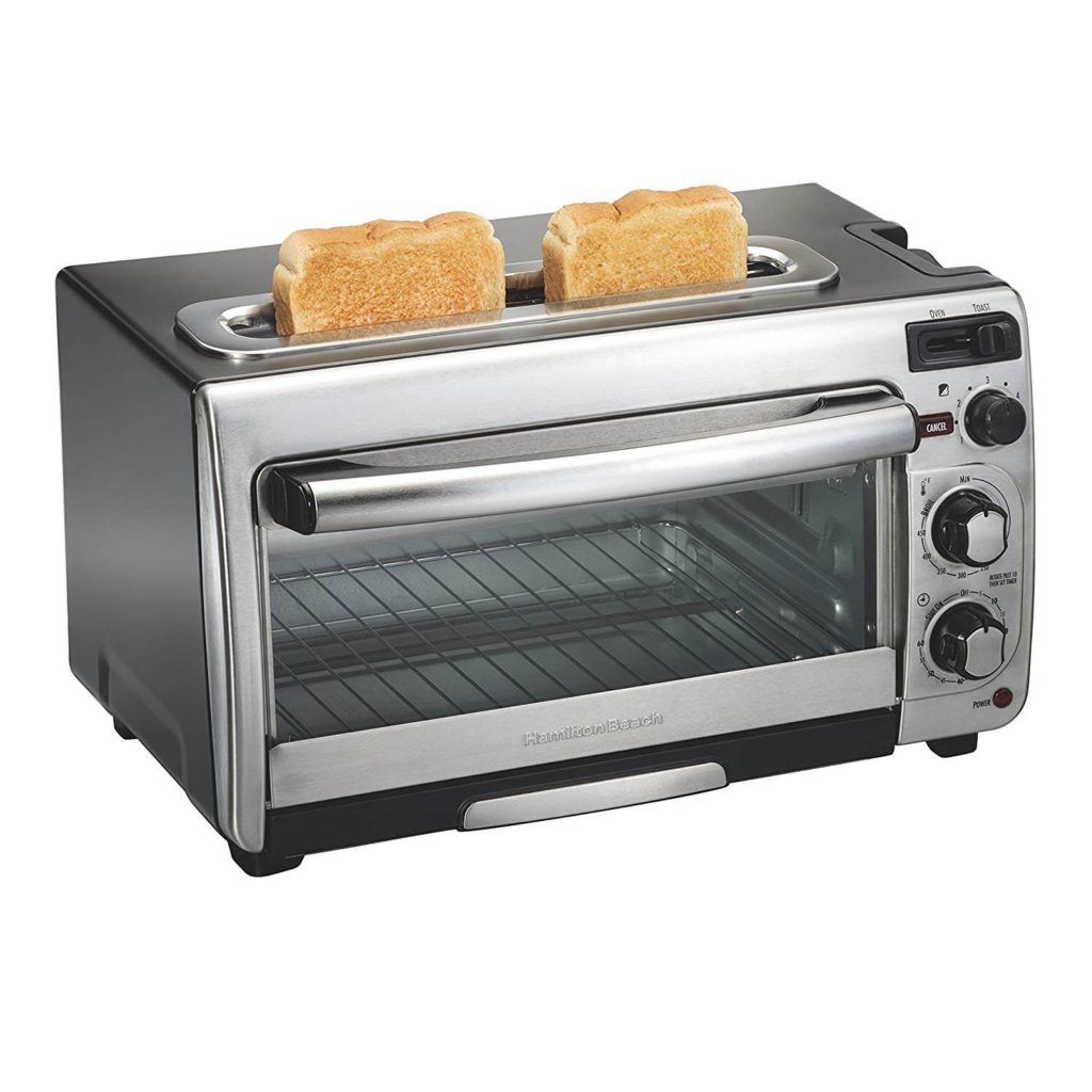 Hamilton Beach 2-in-1 Countertop Oven and Long Slot Toaster