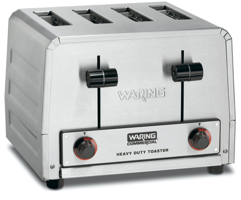 Waring Commercial WCT805 Heavy Duty Stainless Steel Standard Toaster