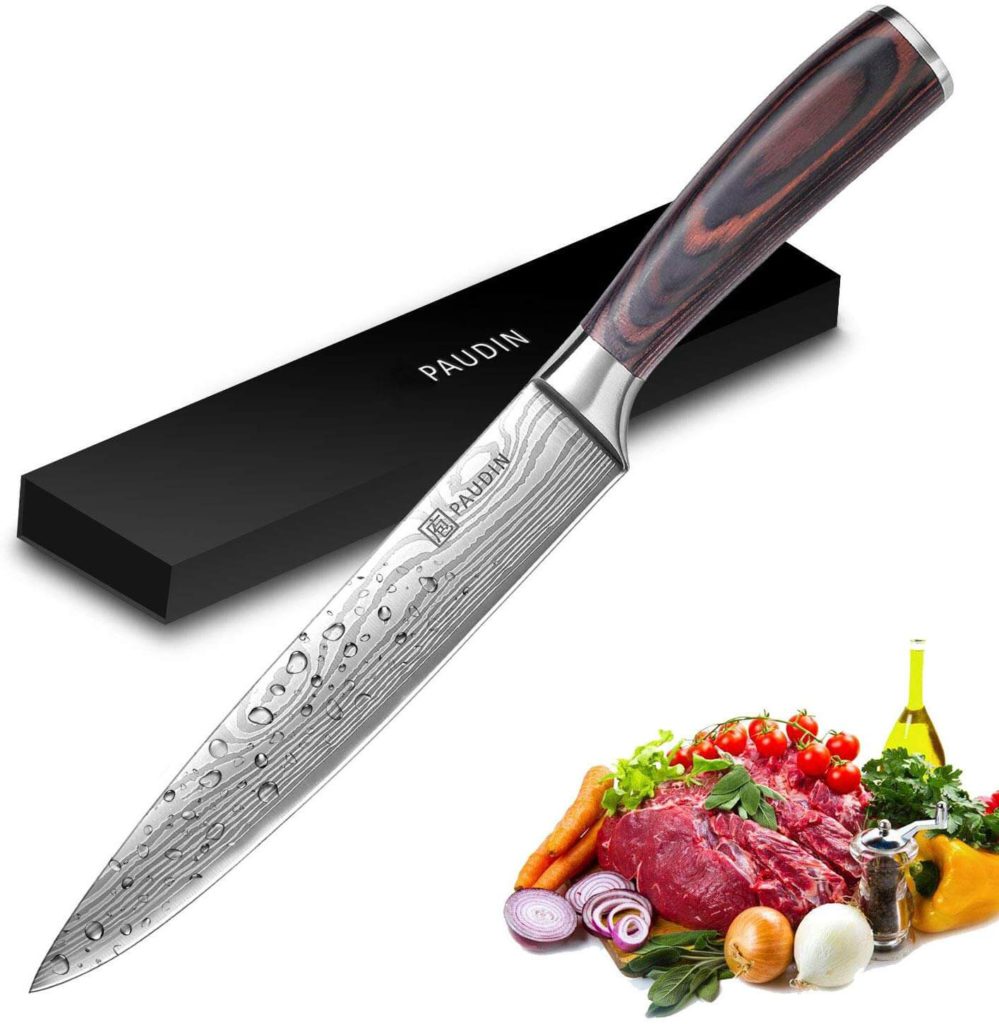 Slicing Carving Knife PAUDIN Razor Sharp Sashimi Knife