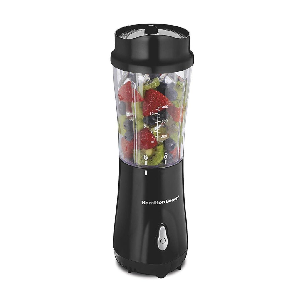 Hamilton Beach Personal Smoothie Blender with 14 oz Travel Cup and Lid