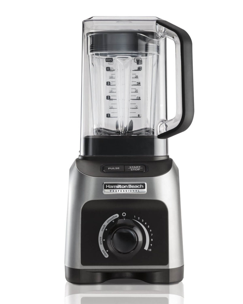 Hamilton Beach Professional 1500W Quiet Shield Blender with 32 oz BPA-free Jar & 4 Programs