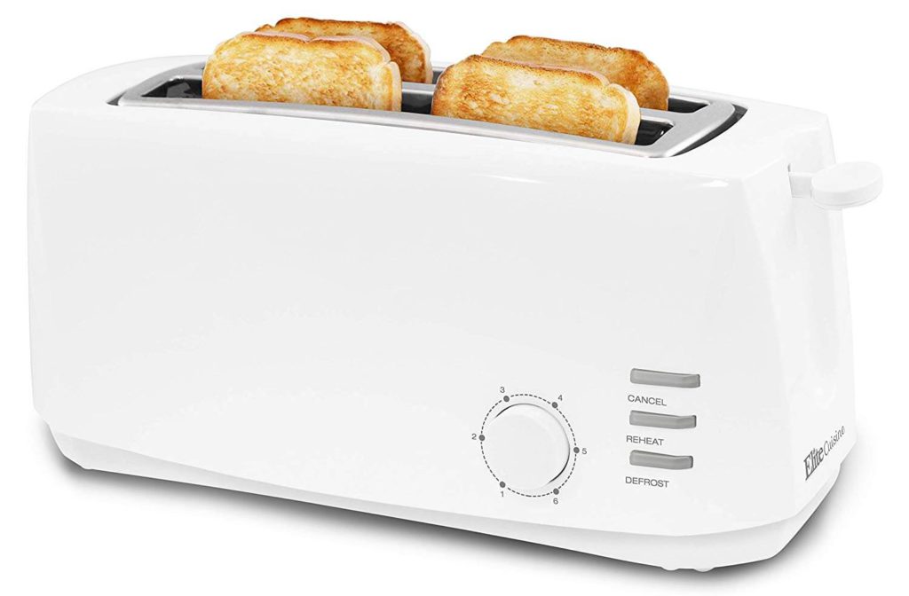Maxi-Matic ECT-4829 Long Cool Touch 4-Slice Toaster