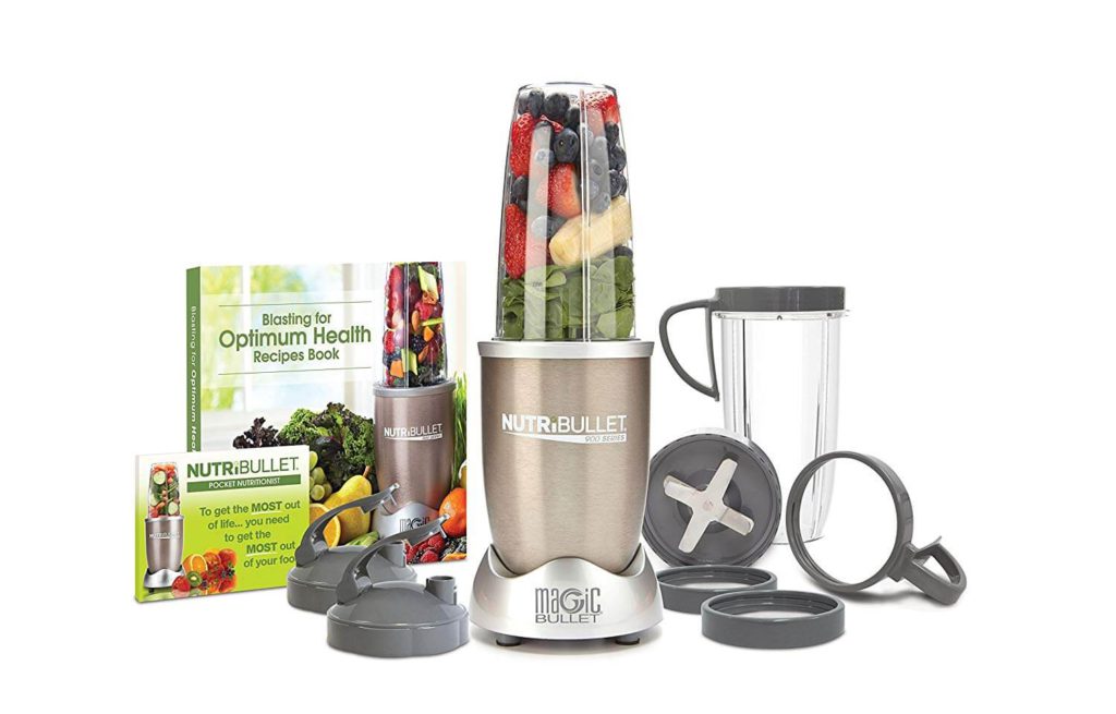 NutriBullet Pro - 13-Piece High-Speed Blender Mixer System with Hardcover Recipe Book Included