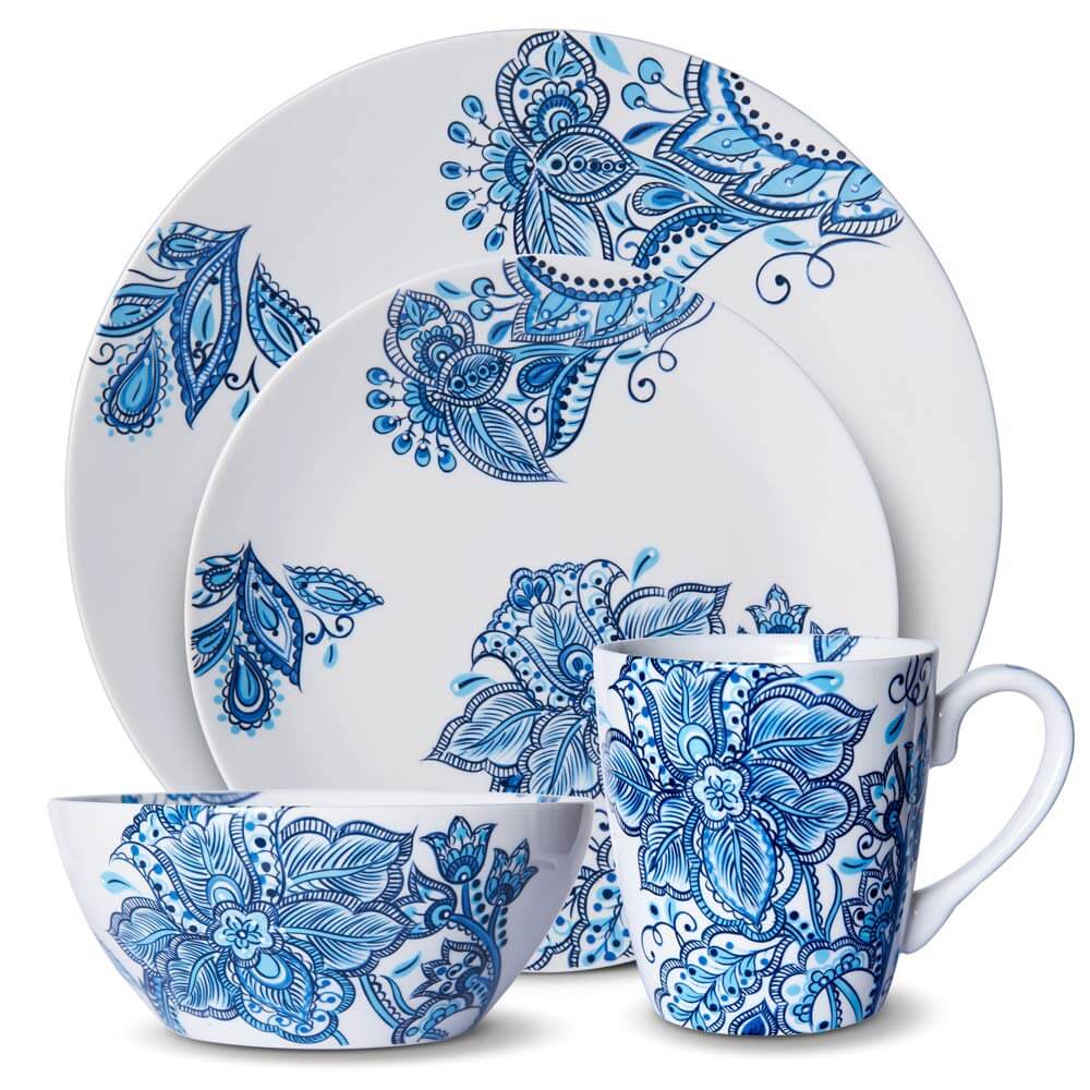 Pfaltzgraff 5229618 Arden 16-Piece Porcelain Dinnerware Set