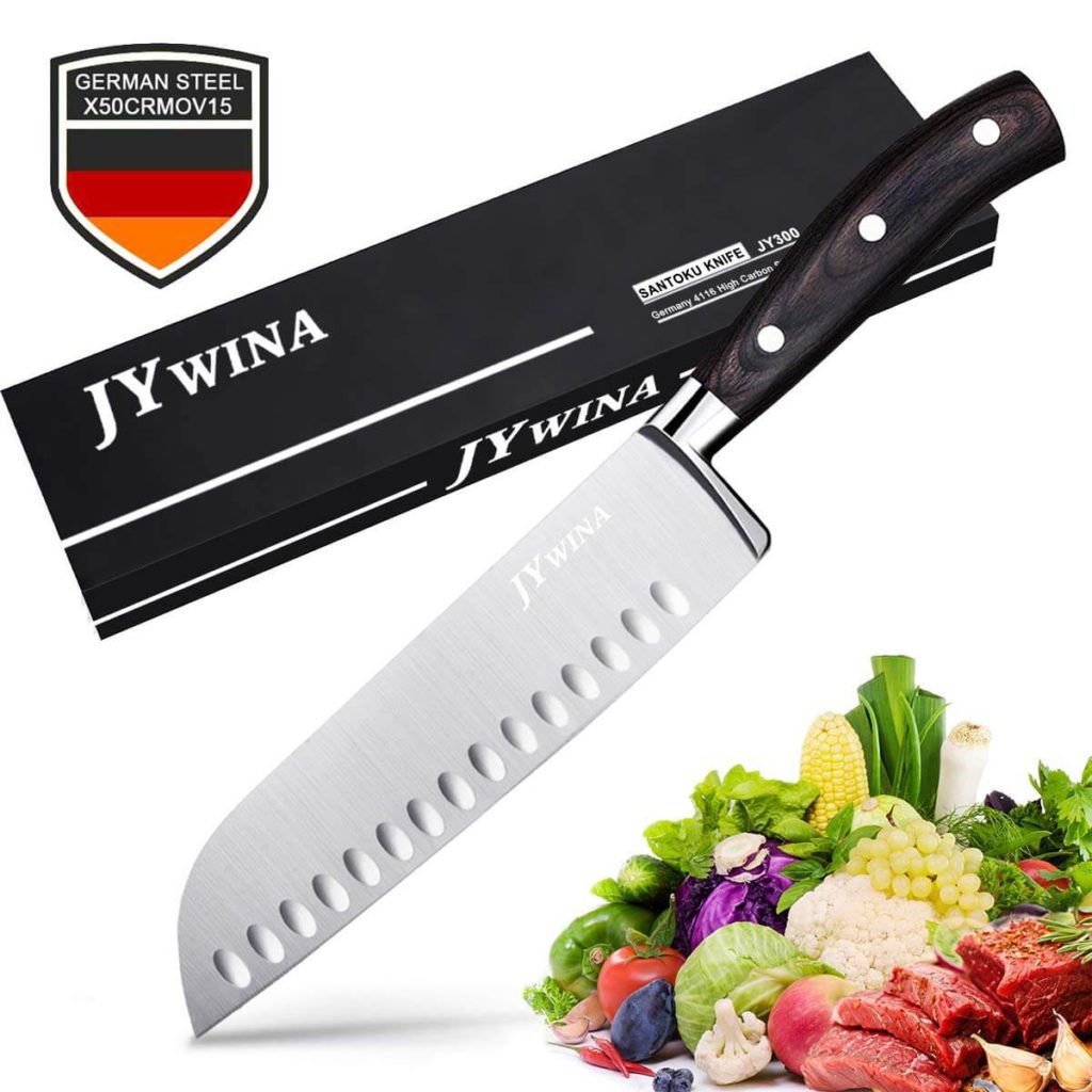 Classic 7 inch Hollow Ground Santoku Knife