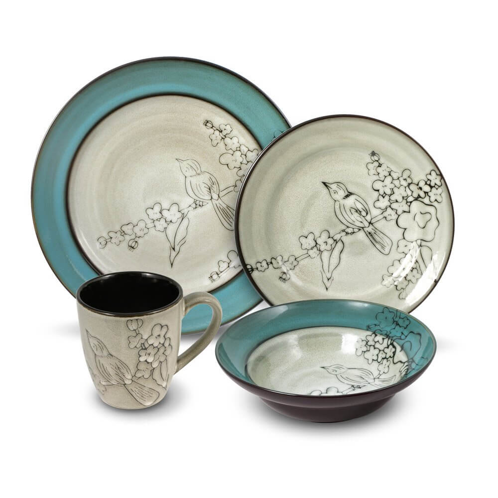 Gourmet Basics Song Bird Dinnerware Set