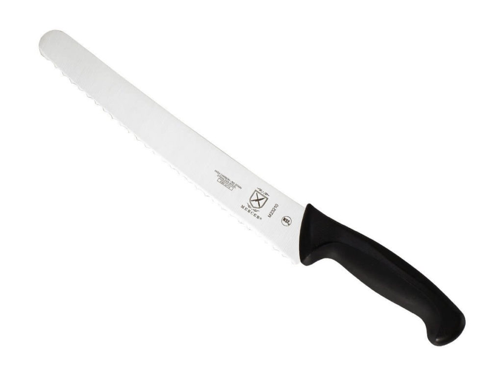 Mercer Culinary M23210 Millennia 10 Inch Wide Wavy Edge Bread Knife