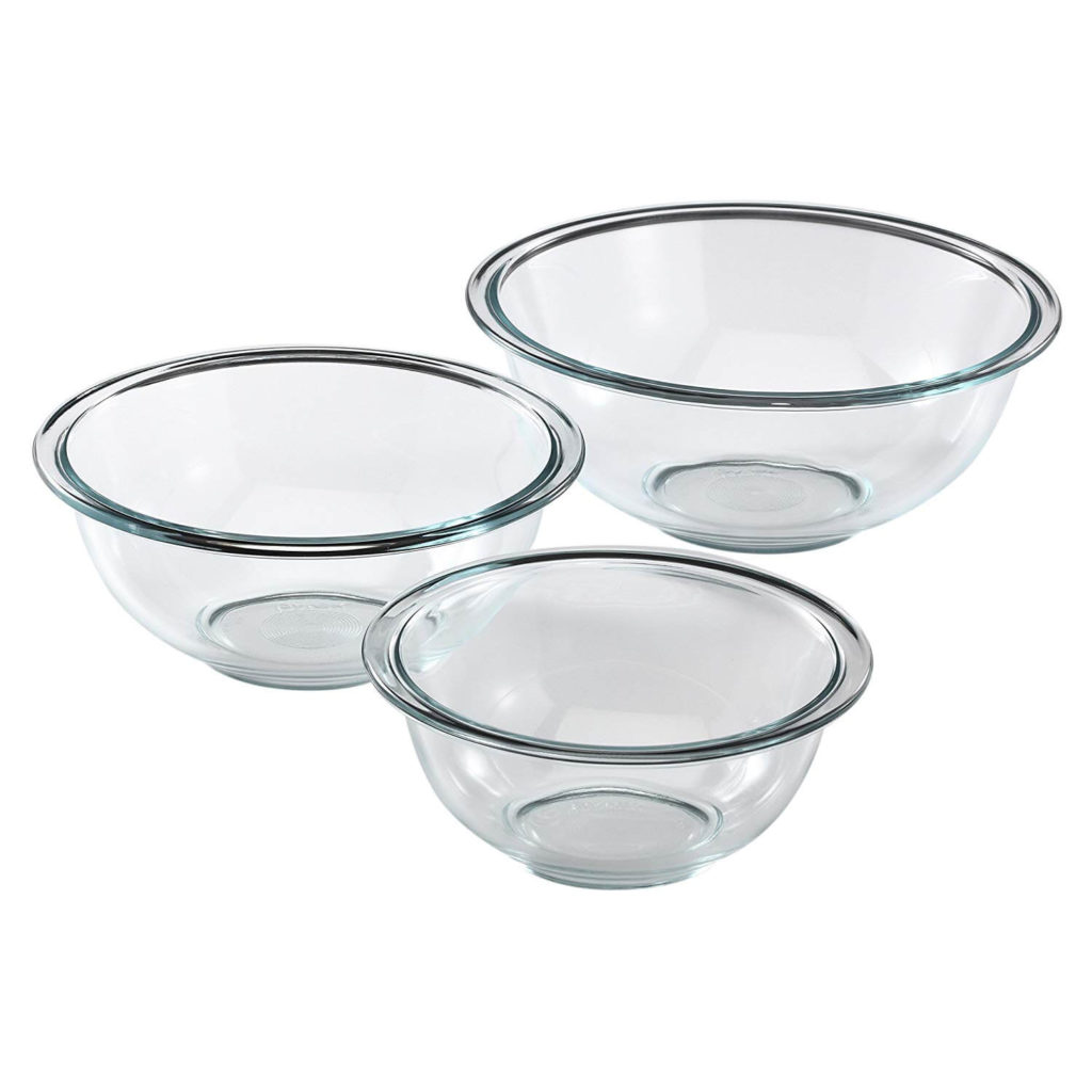 Pyrex Glass Mixing Bowl Set