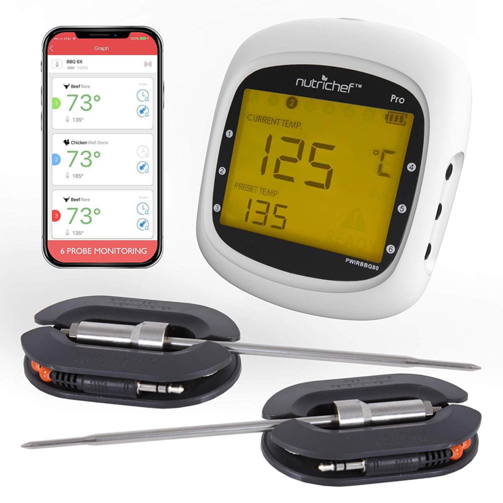 Smart Bluetooth BBQ Grill Thermometer