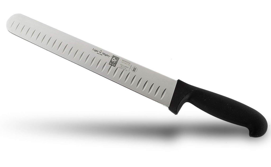 12 inch Blade Granton Edge Turkey Salmon ham Slicer Meat Slicing Knife