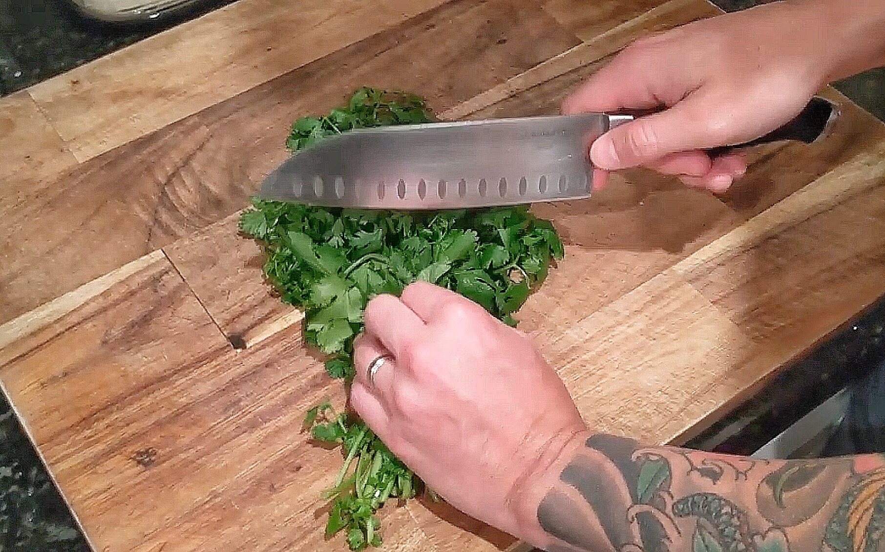 How To Chop Cilantro KtchnDad